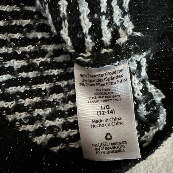 Holiday Time Women's Ugly Christmas Sweater Knit Polar Bears Size Large (12-14) - Picture 17 of 17